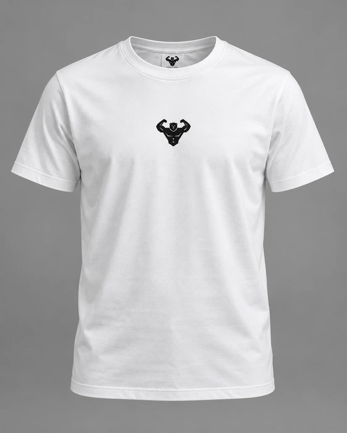 Tricou CNT Grizzly Alb - vedere alternativă
