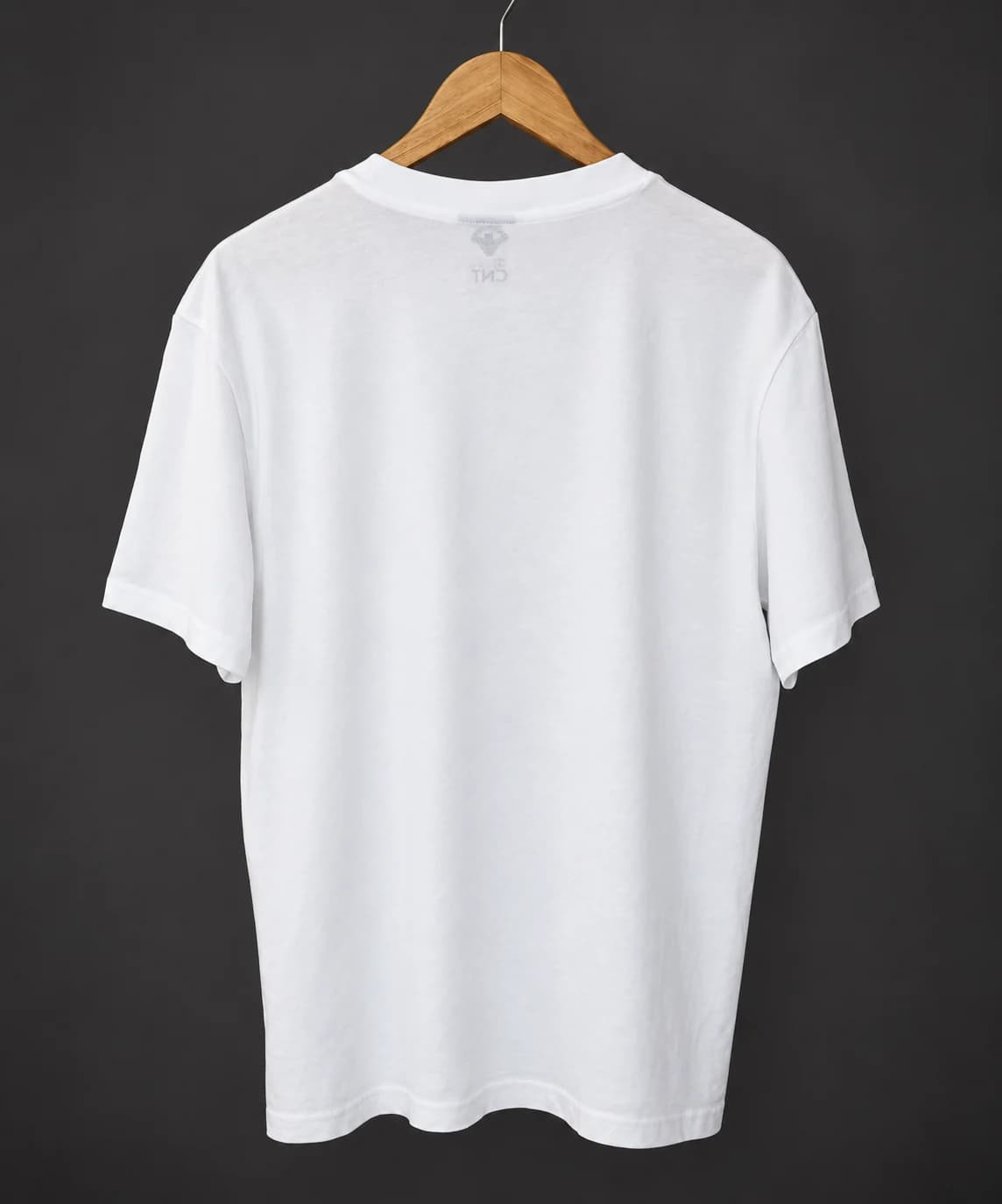 Tricou CNT Logo alb din pachetul de 5, spate simplu